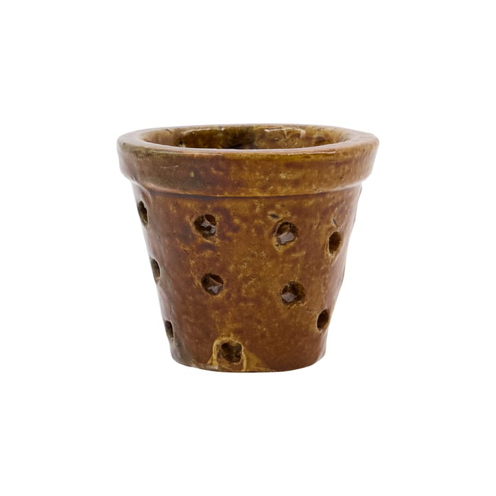Portavelas Chau 9 cm - marrón oscuro - House Doctor