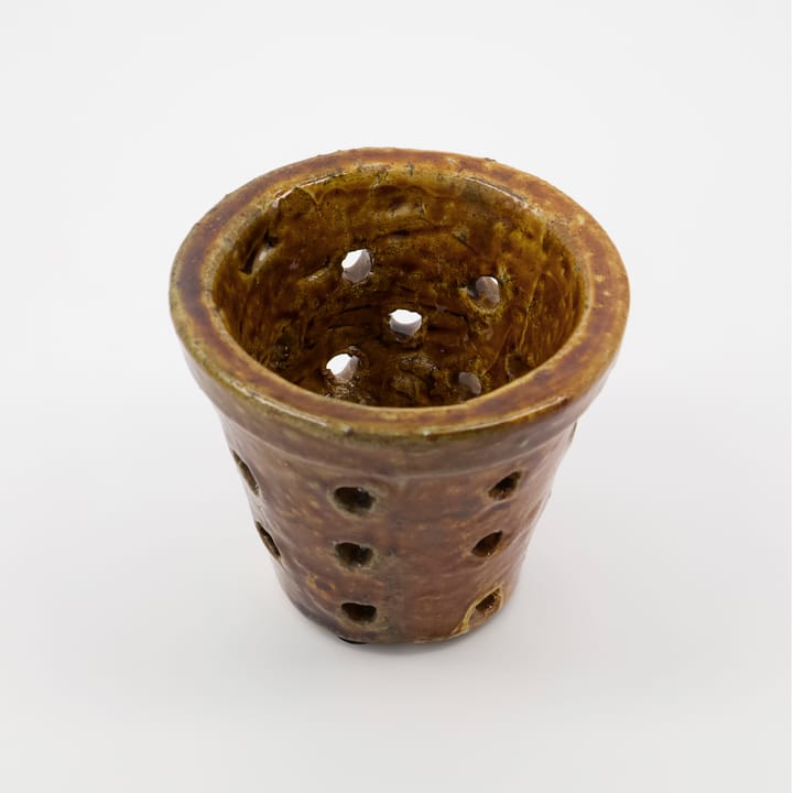 Portavelas Chau 9 cm - marrón oscuro - House Doctor