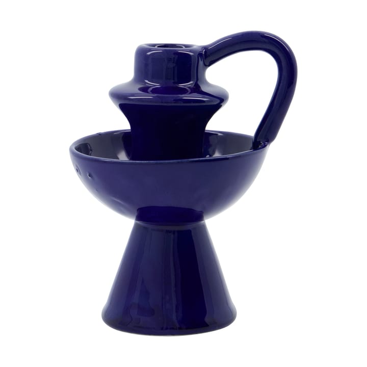 Portavelas Diva 14 cm - Azul - House Doctor