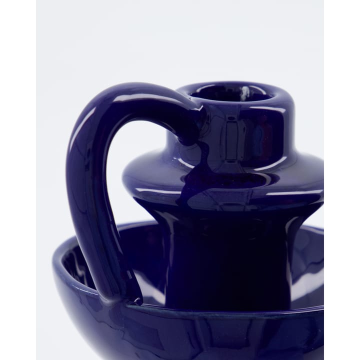 Portavelas Diva 14 cm, Azul House Doctor