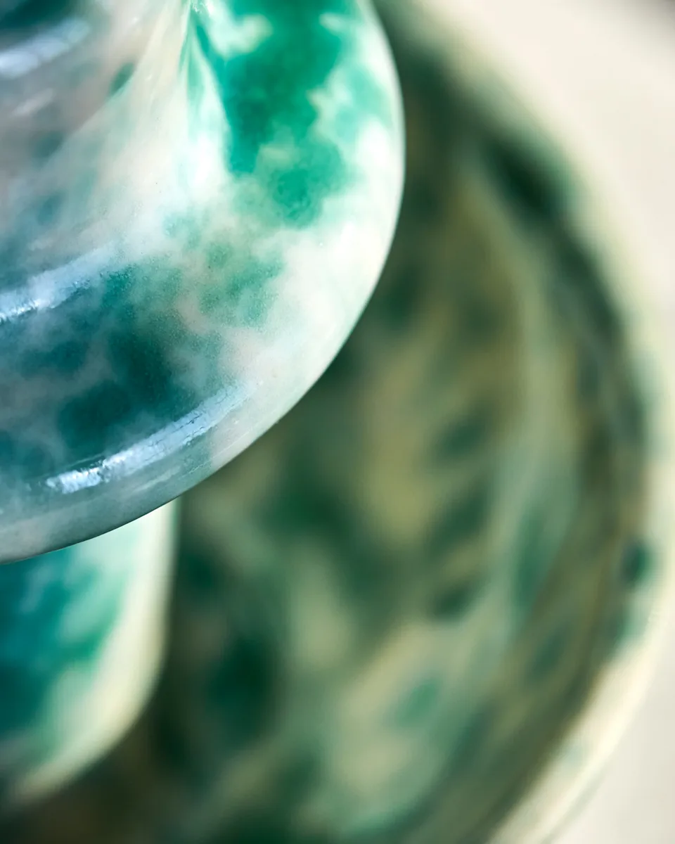 Portavelas Diva 14 cm, Verde House Doctor