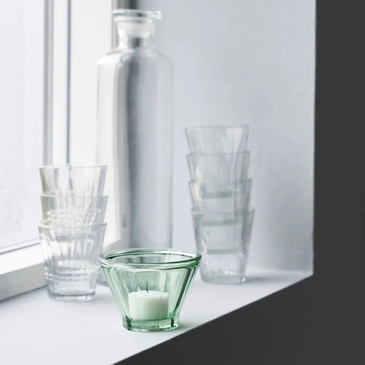 Portavelas Fren 7 cm, verde House Doctor