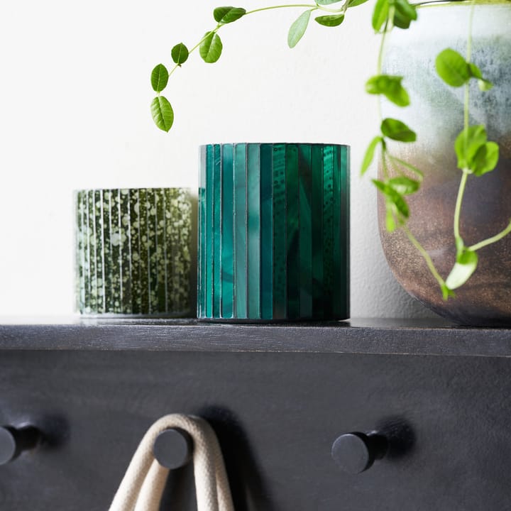Portavelas Geest 8,5 cm, Verde oscuro House Doctor