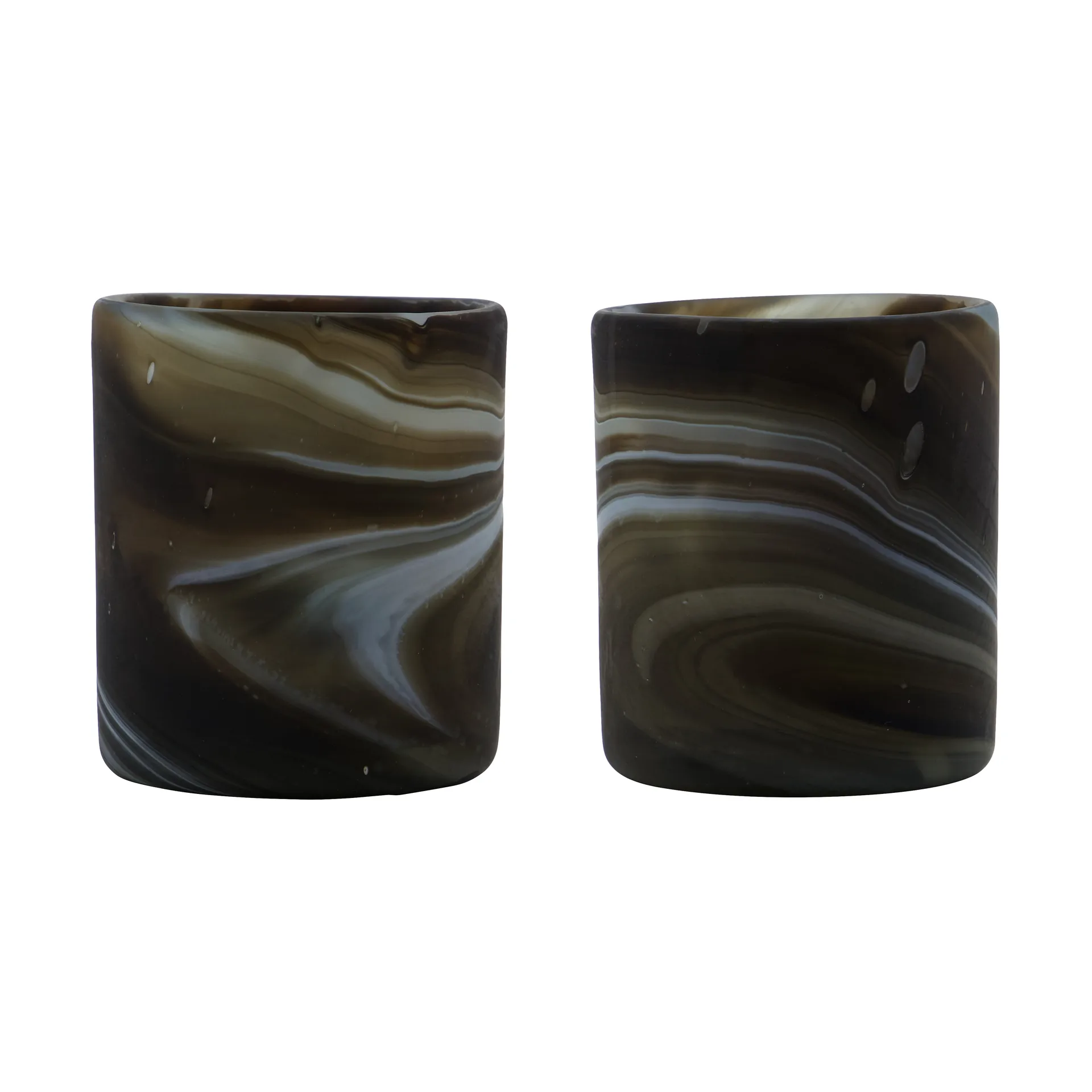 Portavelas Kae Ø7x8 cm, Marrón House Doctor