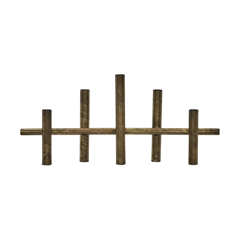 Portavelas Maxi 45 cm, Antiguo color latón House Doctor