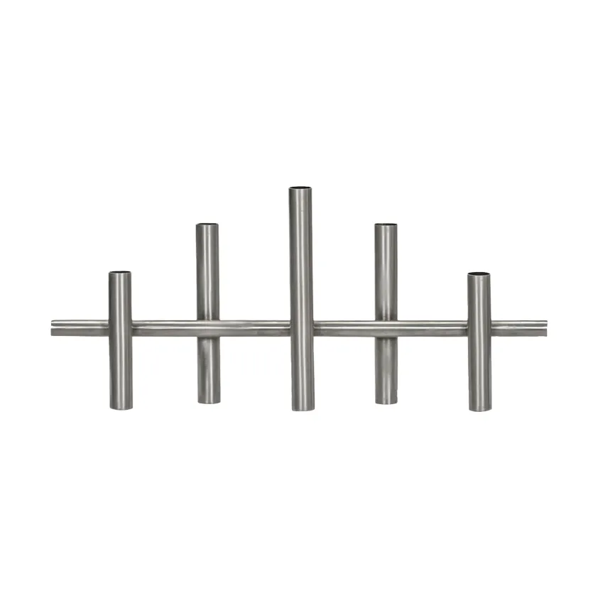 Portavelas Maxi 45 cm, Plata antigua House Doctor