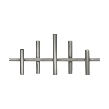 Portavelas Maxi 45 cm - Plata antigua - House Doctor