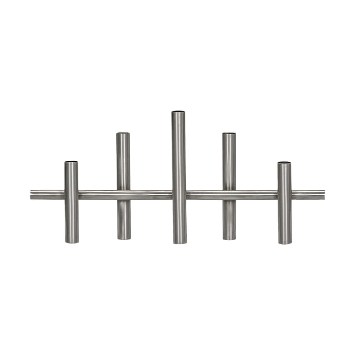 Portavelas Maxi 45 cm - Plata antigua - House Doctor