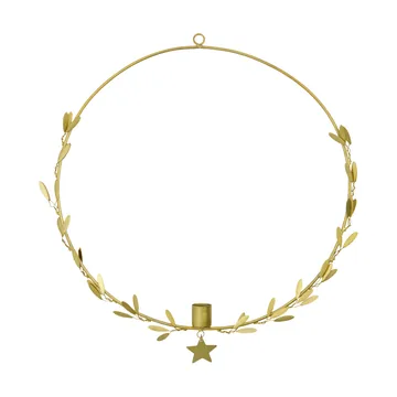 Portavelas Mistel Ø35 cm - Latón - House Doctor