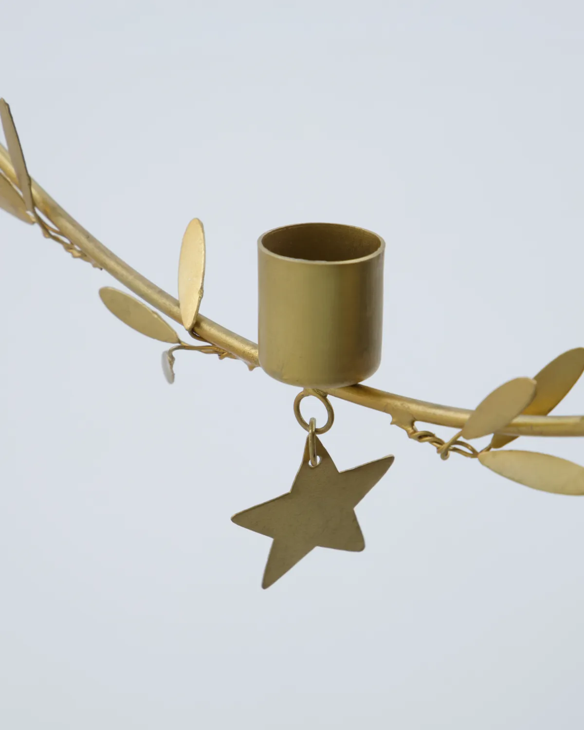 Portavelas Mistel Ø35 cm, Latón House Doctor