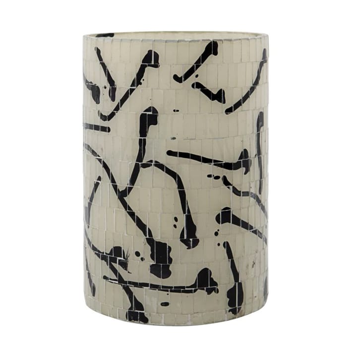 Portavelas Vana Ø13 cm - Negro - House Doctor