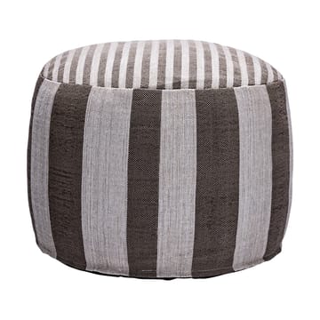 Puff Alfo 40xØ60 cm - Marrón-blanco - House Doctor