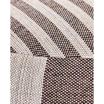 Puff Alfo 40xØ60 cm - Marrón-blanco - House Doctor