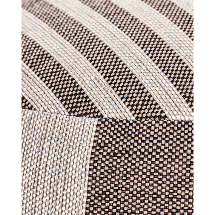 Puff Alfo 40xØ60 cm, Marrón-blanco House Doctor