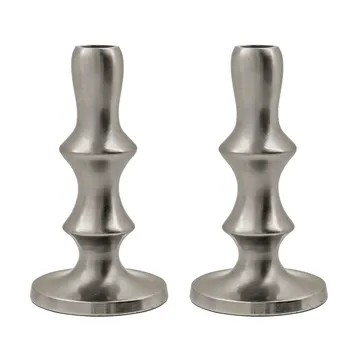 Reese candelabro 2-pack - Acabado plateado - House Doctor