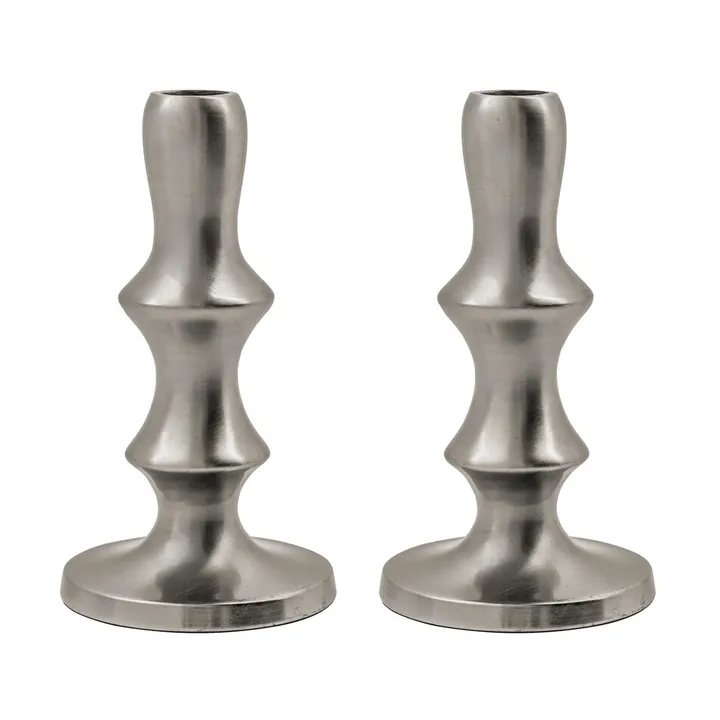 Reese candelabro 2-pack - Acabado plateado - House Doctor