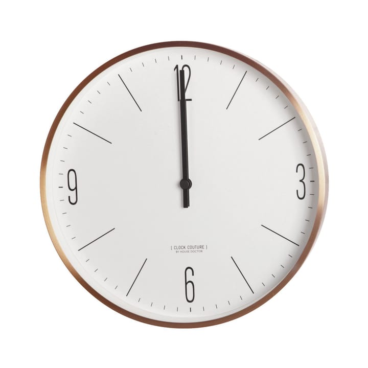 Reloj de pared Clock Couture - dorado - House Doctor