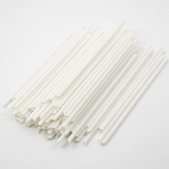 Save Set de 100 pajitas - blanco - House Doctor