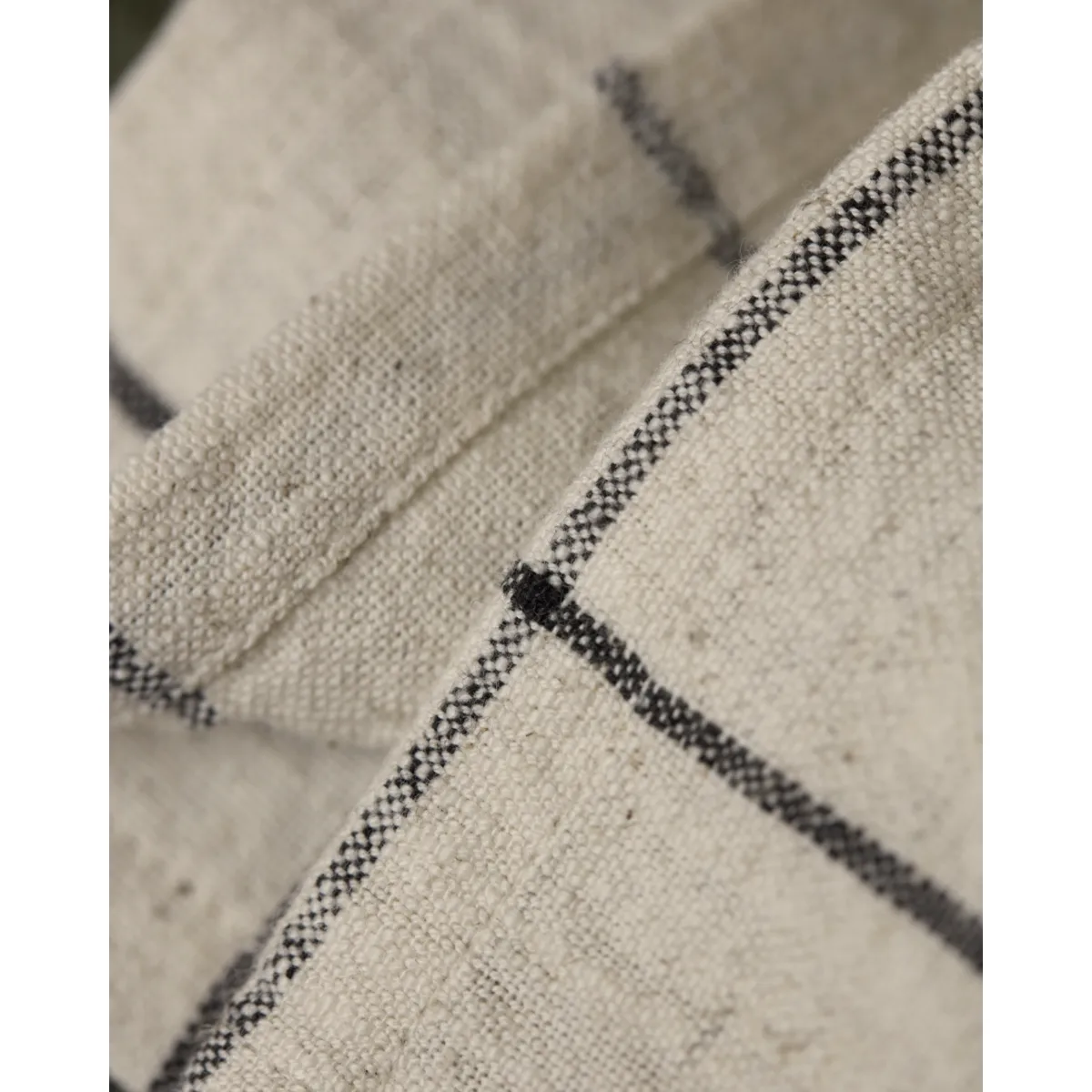 Servilleta Join 40x40 cm 4-pack, Negro-off white House Doctor