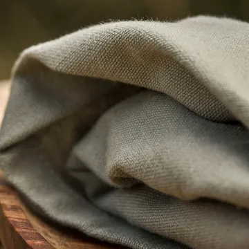 Servilletas Real 40x40 cm, 4-pack - Verde oliva - House Doctor