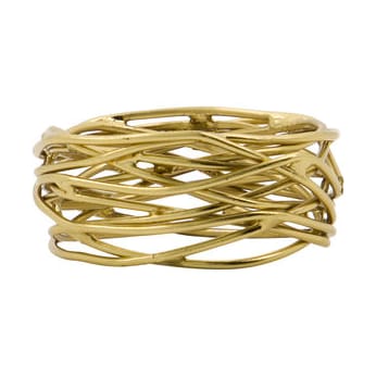 Servilleteros Ring, 4-pack, Dorado House Doctor