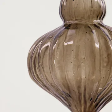 Set de 2 bolas para árbol de navidad Fluted Ø6,5 cm - Amber - House Doctor