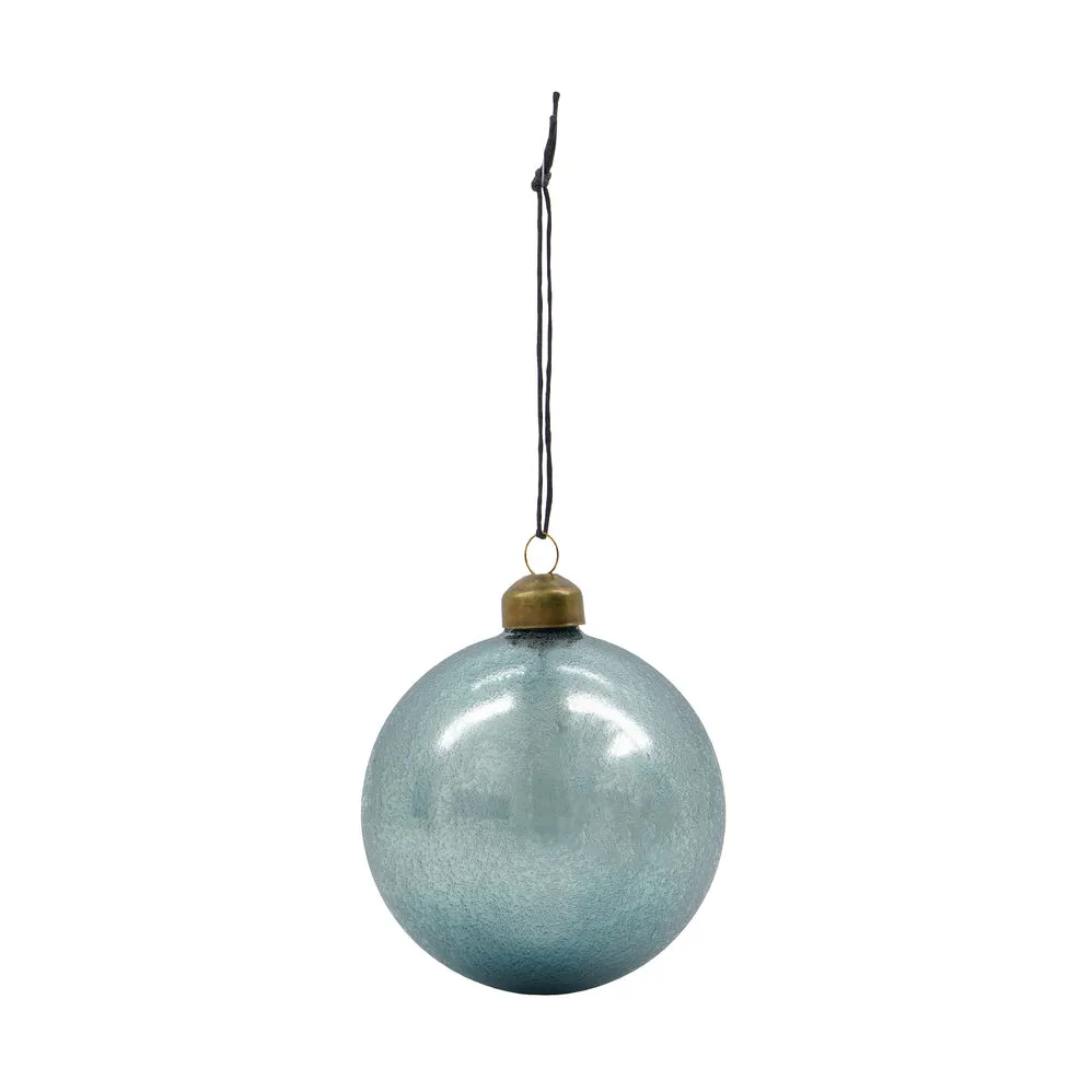 Set de 2 bolas para árbol de navidad Runy Ø8 cm, Azul claro House Doctor