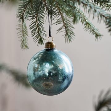 Set de 2 bolas para árbol de navidad Runy Ø8 cm - Azul claro - House Doctor