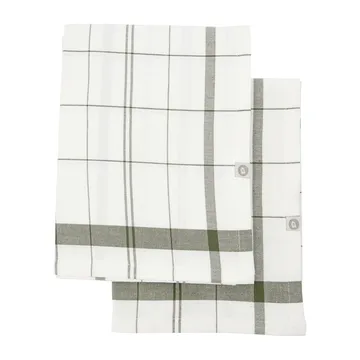 Set de 2 paños de cocina Chef 55x75 cm - verde - House Doctor