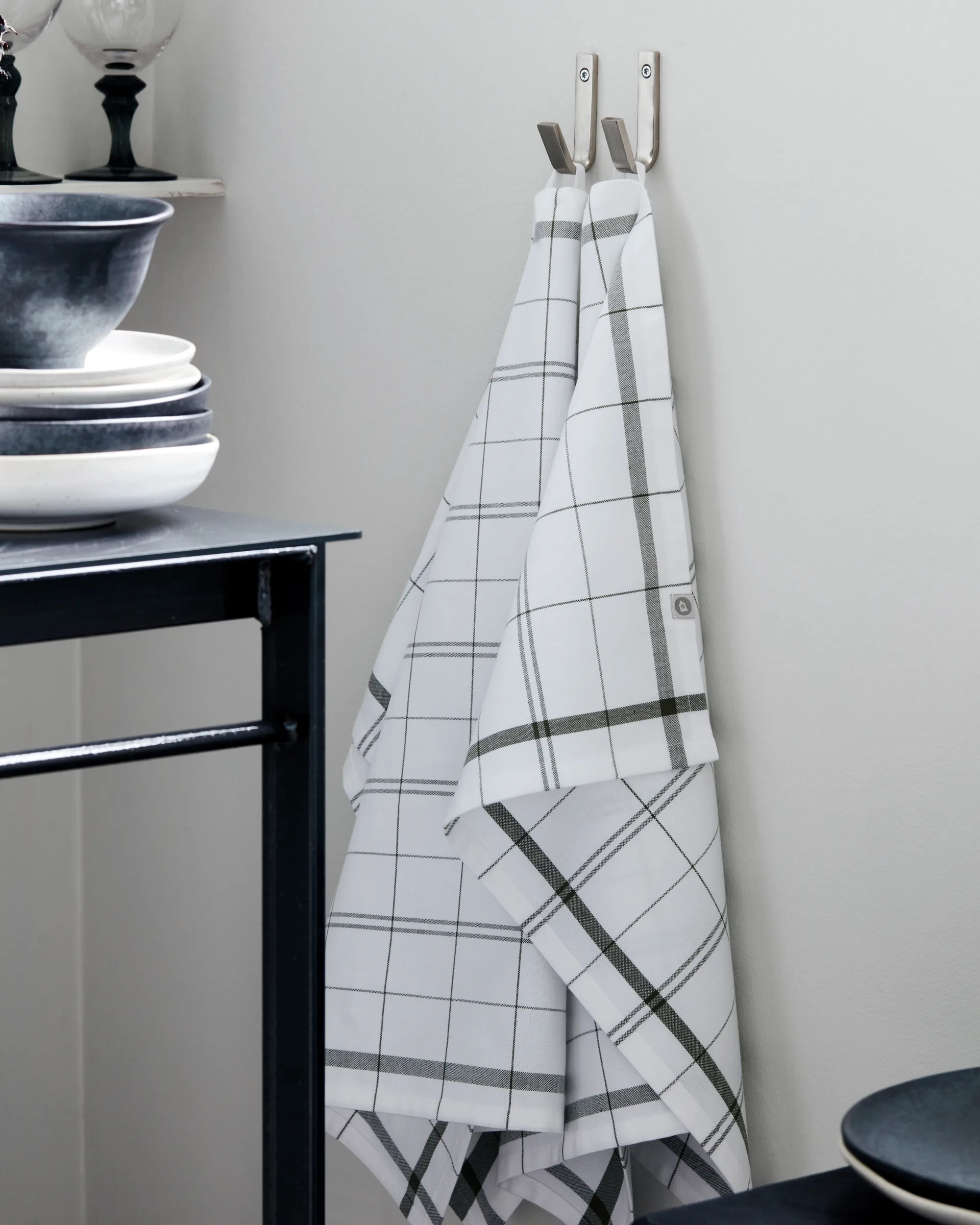 Set de 2 paños de cocina Chef 55x75 cm, verde House Doctor