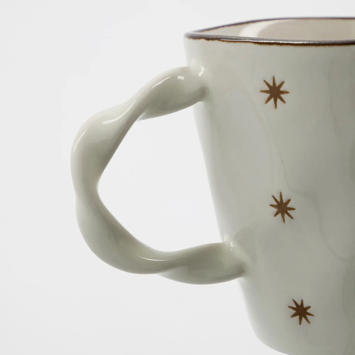 Set de 2 tazas Starry, Blanco House Doctor