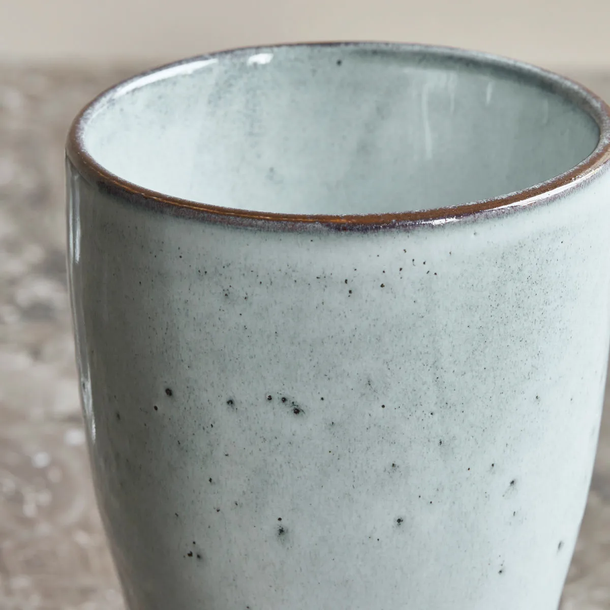 Set de 2 tazas térmicas Liss 14 cm, gris claro House Doctor