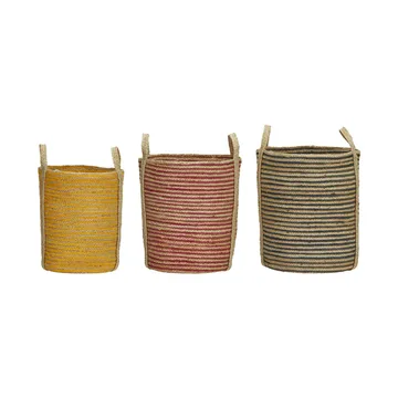 Set de 3 cestas de almacenamiento Dungi - Multi - House Doctor