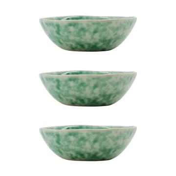 Set de 3 cuencos Diva 4 cl  - Verde - House Doctor