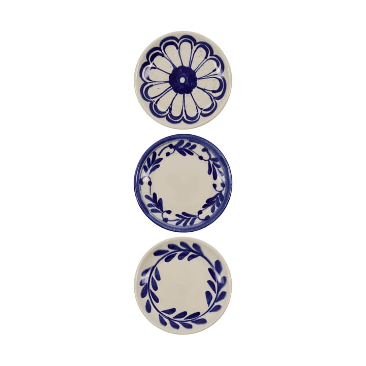 Set de 3 platos Diva Ø13 cm - Azul - House Doctor