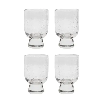 Set de 4 copas Rich con pie 23 cl - Transparente - House Doctor