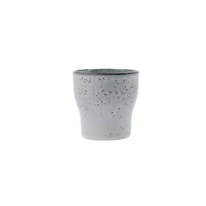 Set de 4 tazas térmicas Liss 9 cm, gris claro House Doctor