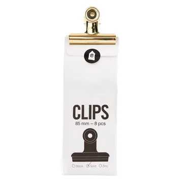 Set de 8 sujetapapeles House Doctor - oro - House Doctor