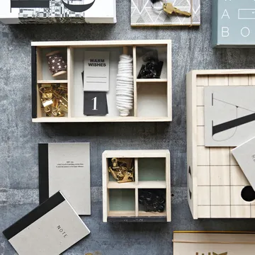 Set de 8 sujetapapeles House Doctor - oro - House Doctor