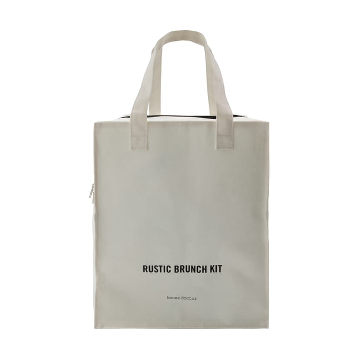 Set para brunch Rustic 16 piezas, Gris-azul House Doctor