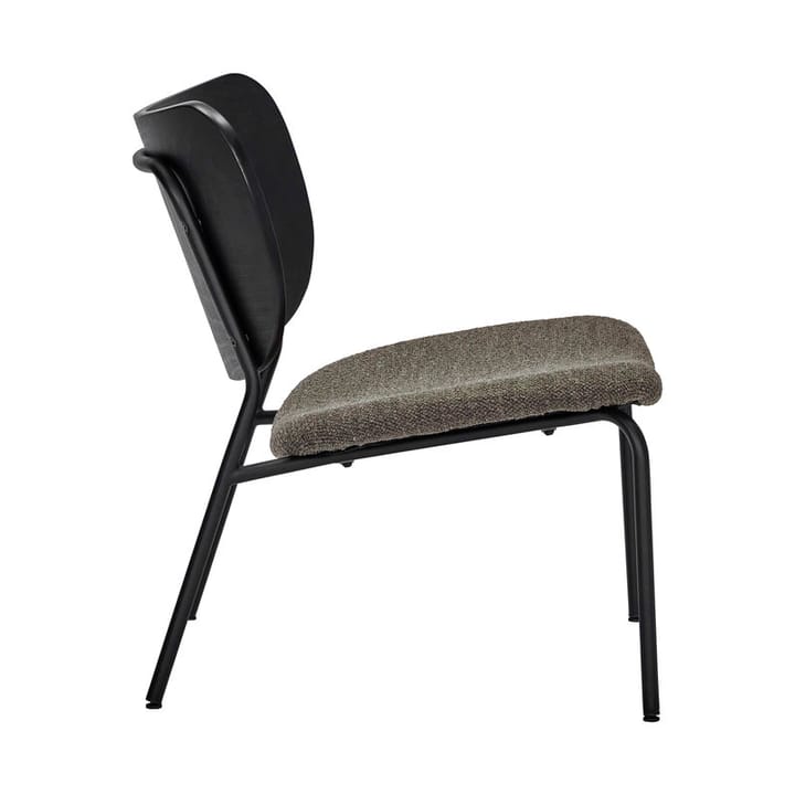 Silla lounge Longa estructura de acero, Libro marrón House Doctor