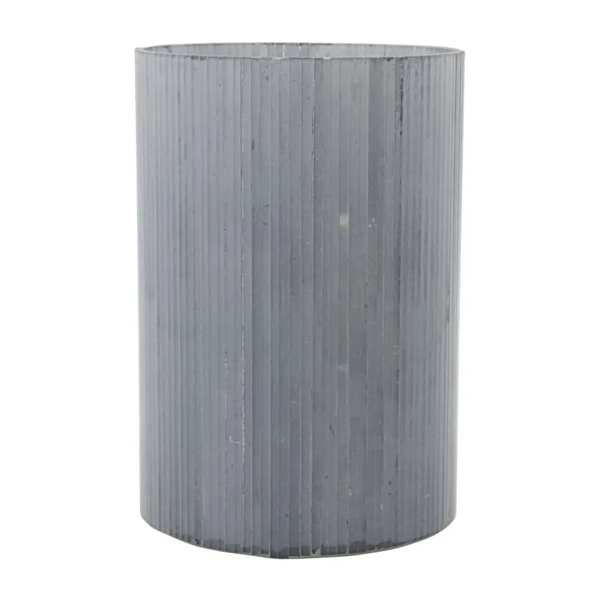 Soporte para velas Mirr 19 cm, gris escarcha House Doctor