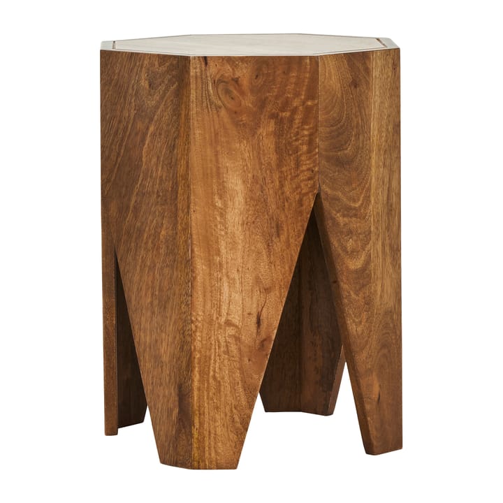 Taburete Okta 33x45 cm - madera de mango - House Doctor