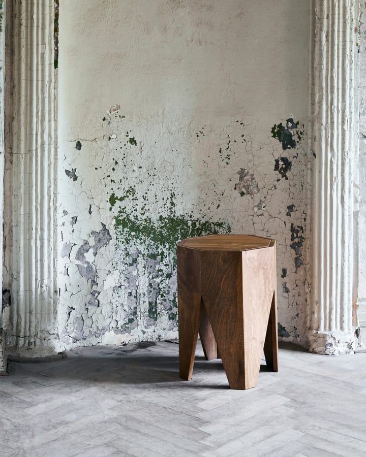 Taburete Okta 33x45 cm, madera de mango House Doctor