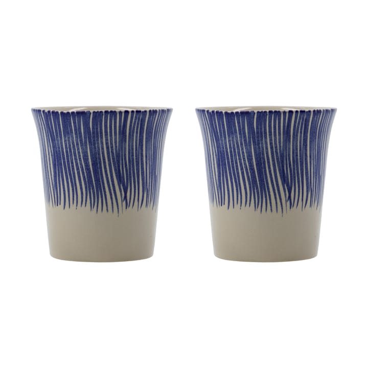 Taza Diva 25 cl, pack de 2 - Azul - House Doctor
