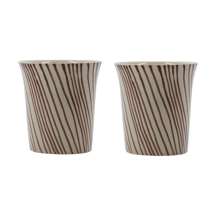 Taza Diva 25 cl, pack de 2, Marrón House Doctor