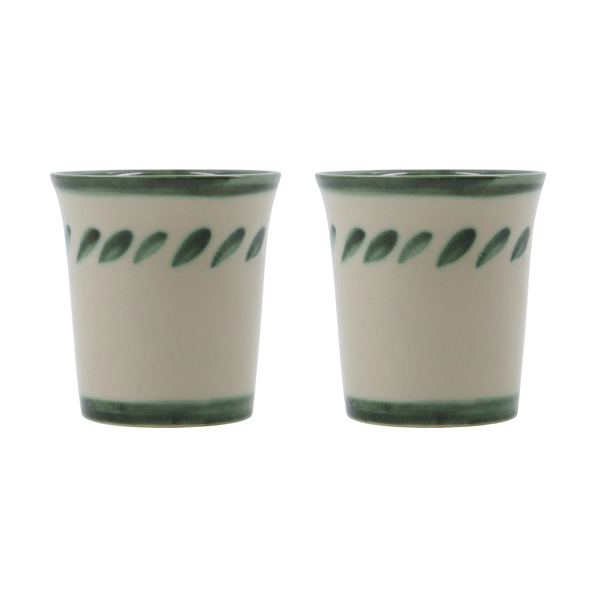 Taza Diva 25 cl, pack de 2, Verde House Doctor