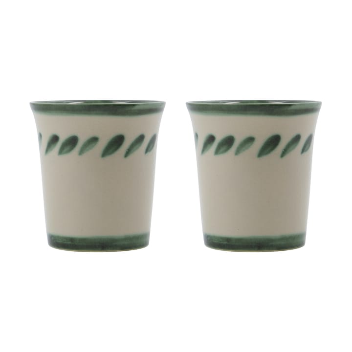 Taza Diva 25 cl, pack de 2 - Verde - House Doctor
