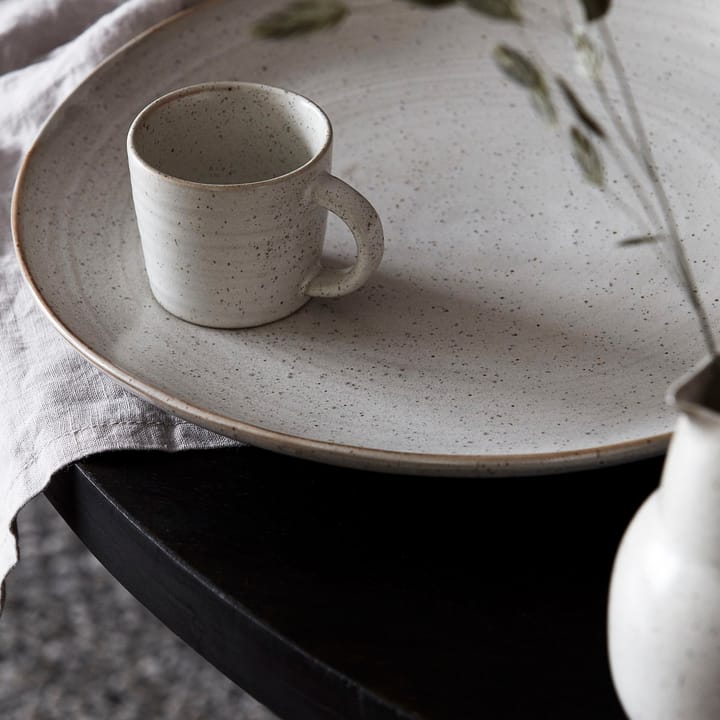 Taza espresso Pion 10 cl, gris-blanco House Doctor