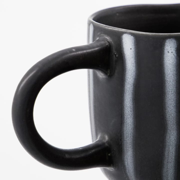 Taza Line 30 cl, Negro-marrón House Doctor